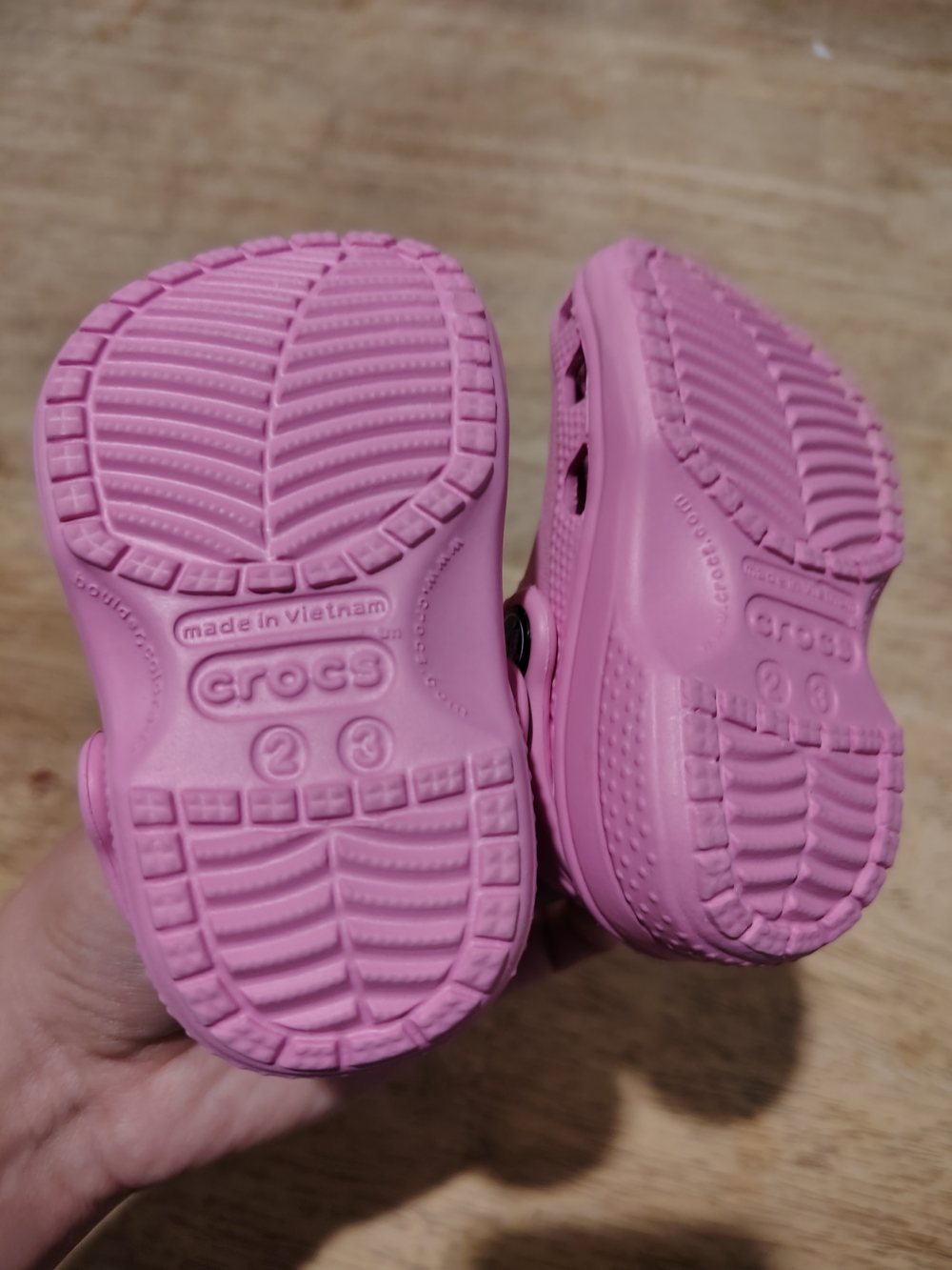 Pink Infant Crocs - Picture 3 of 3